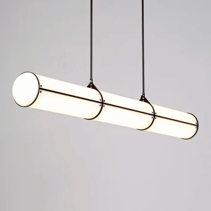 Modern Cylindrical Chandelier for Dining Room/Kitchen Island