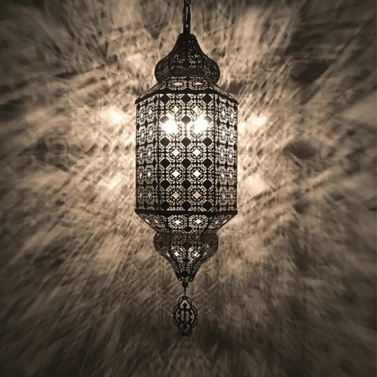 Lampadario a sospensione vintage in stile marocchino, intagliato a mano, per camera da letto/sala da pranzo/caffetteria/hotel/bar/B&amp;B.
