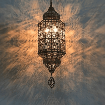 Characteristic Moroccan Hollow Carved Handmade Pendant Chandelier for Bedroom/Dining Room/Cafe/Hotel/Bar B&B