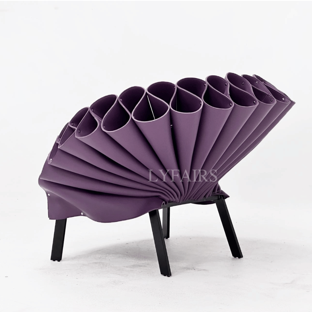 Fauteuil lounge paon minimaliste scandinave