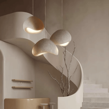 Nordic Minimalist Art Mushroom Cloud Pendant Light