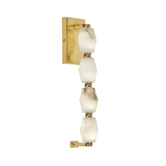 Modern Alabaster Necklace Wall Lamp