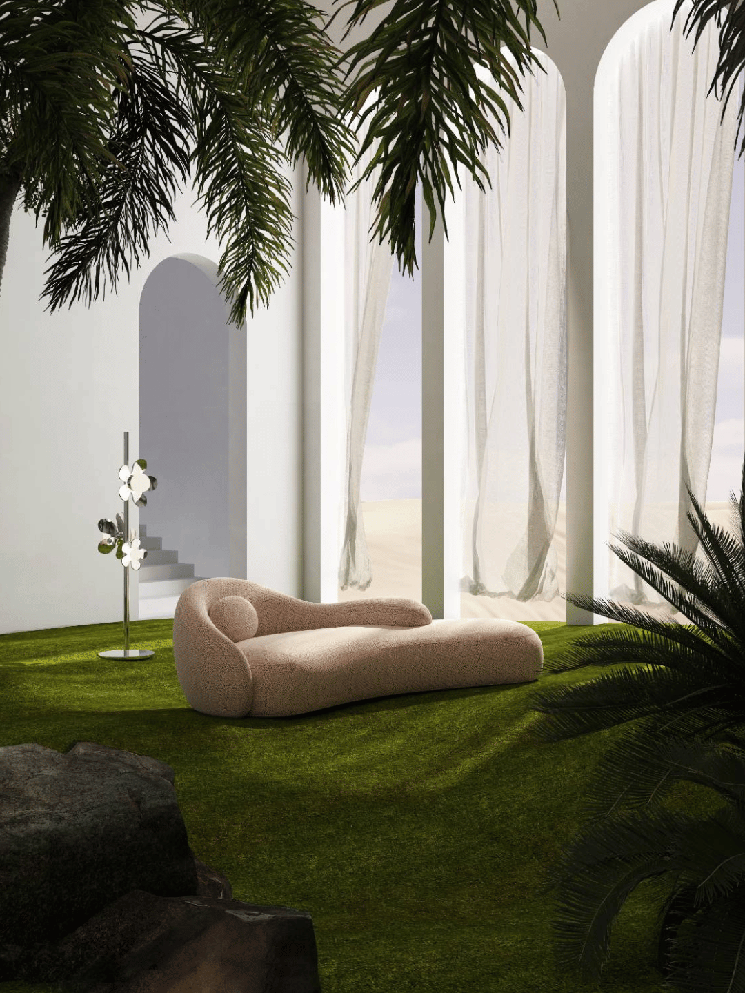 Modern Designer Organic Hug‑Inspired Soft Modular Sofa