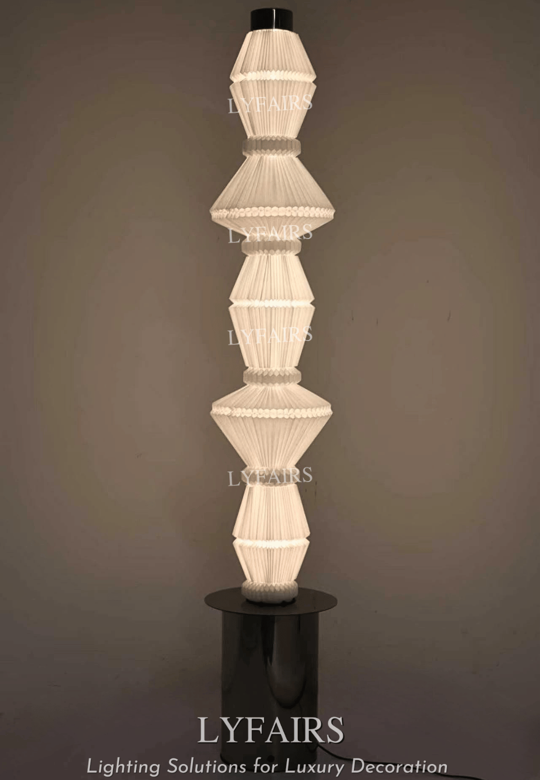 Designer Model Modern Art Tower of Volumes Floor Lamp for Living Room/Bedroom/Hotel Lobby