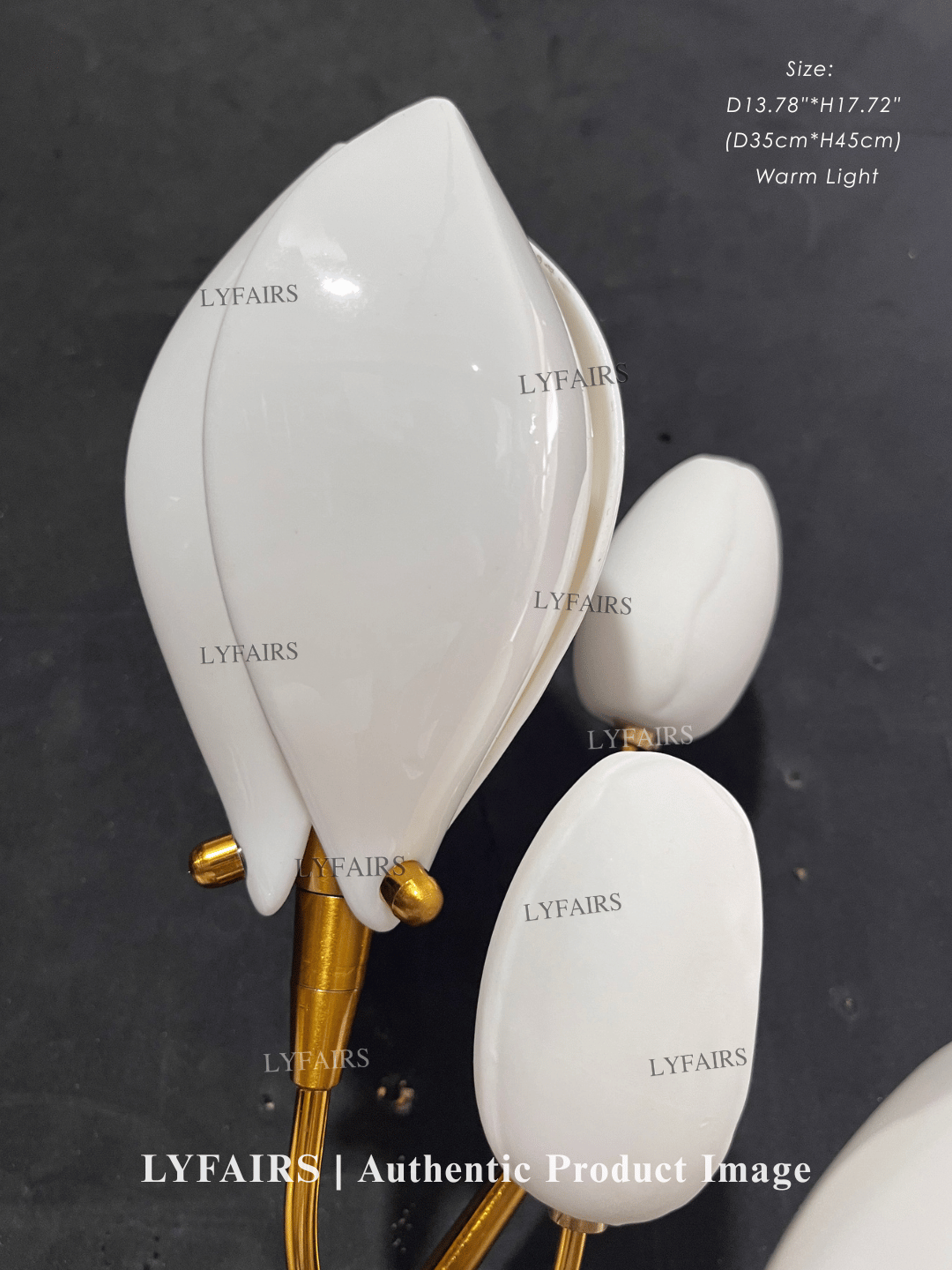Art Design Creative Ceramic Magnolia Wall Lamp