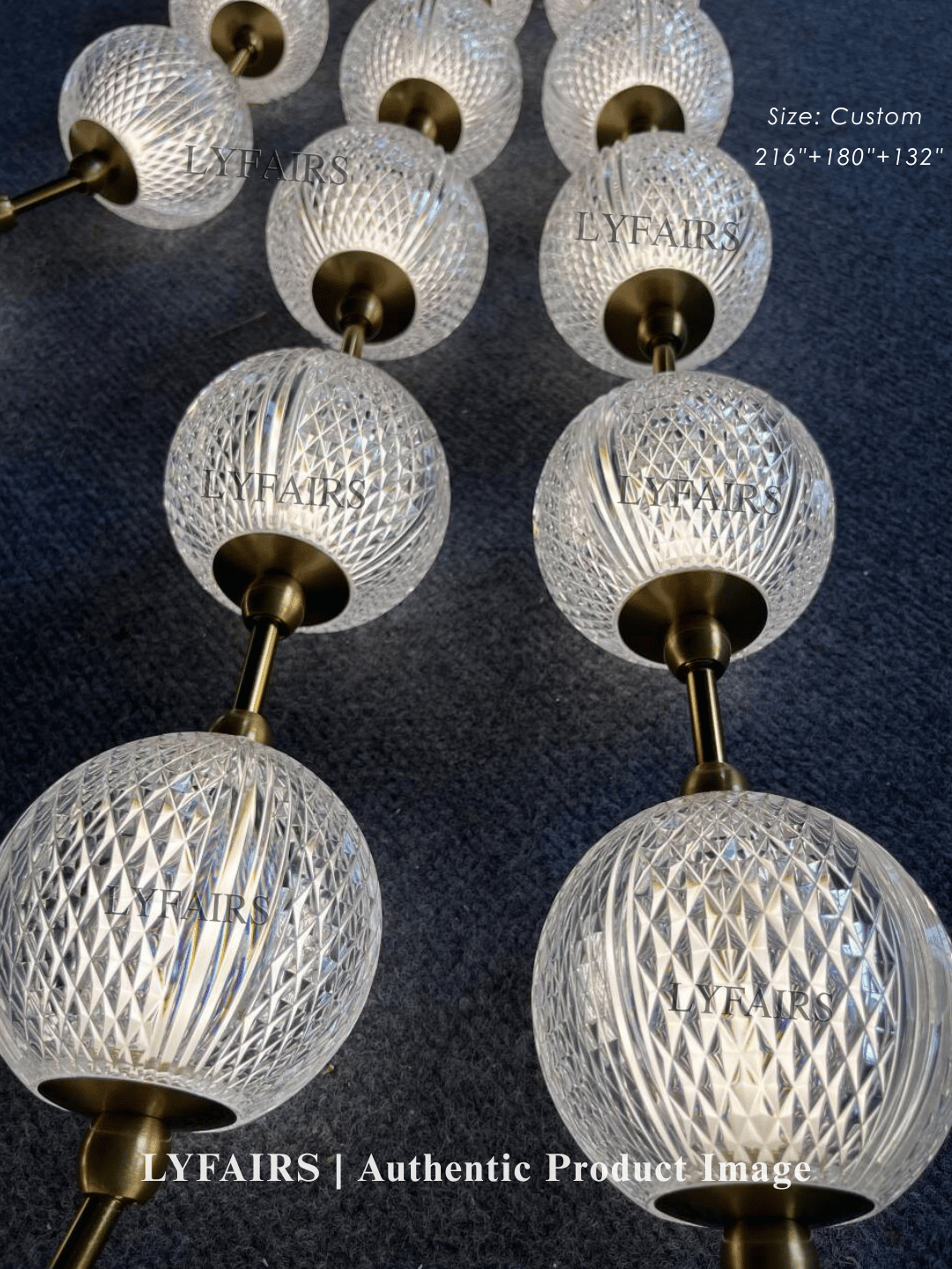 Lampadario moderno e creativo con collana di perle per soggiorno/scala/ingresso/ingresso