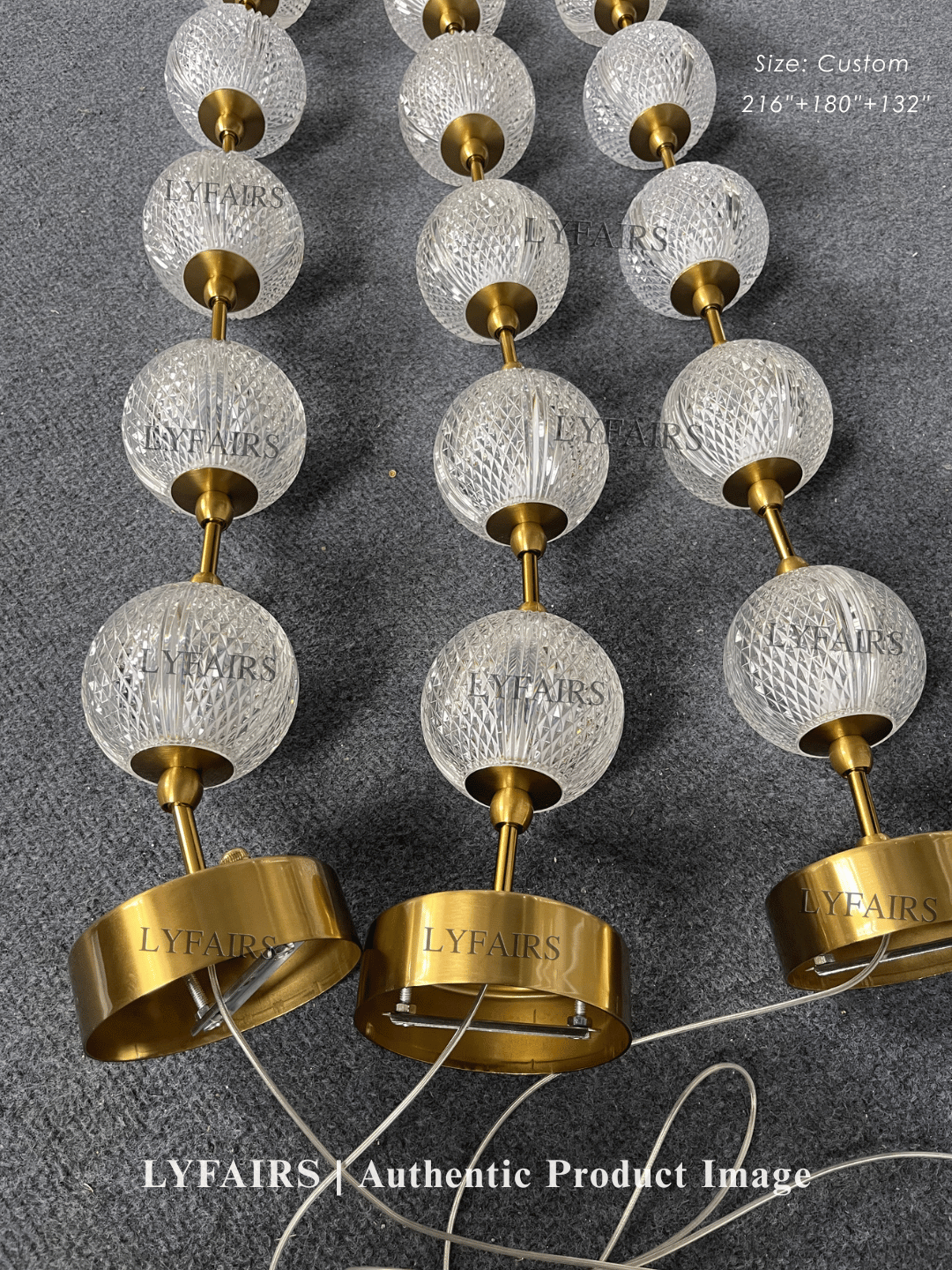 Lampadario moderno e creativo con collana di perle per soggiorno/scala/ingresso/ingresso