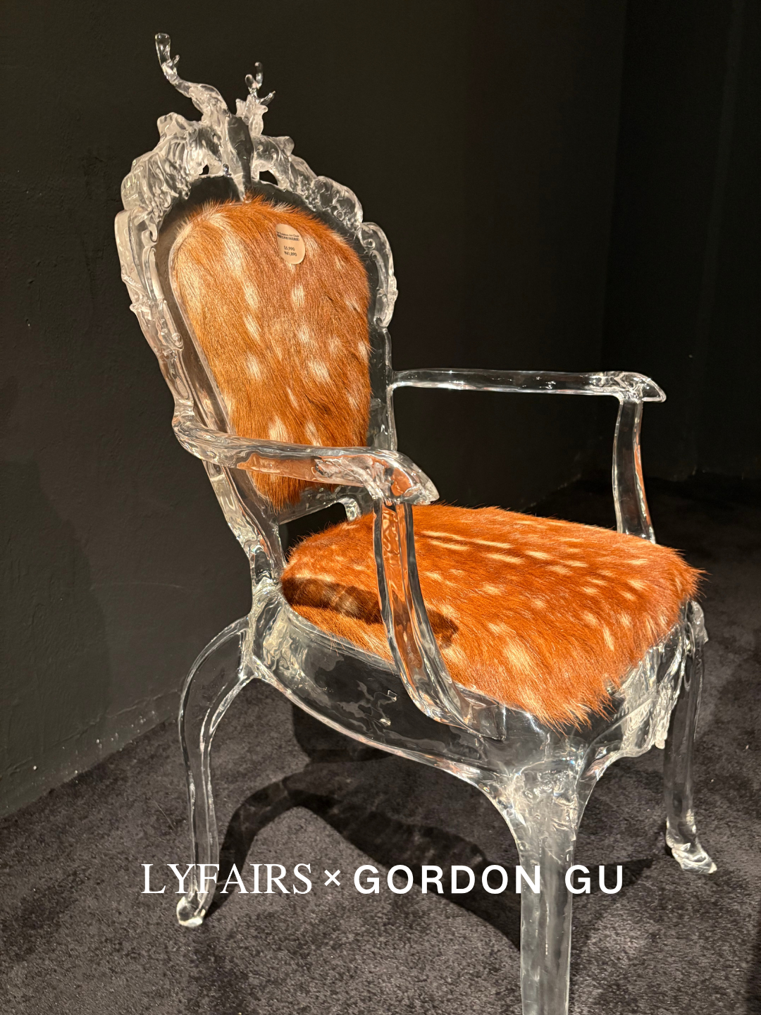 LYFAIRS x GORDON GU Deer Sculpture Art Chair