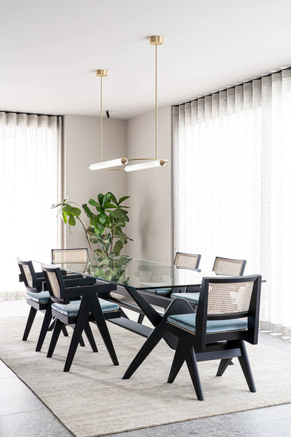 MInimalism Brass Ellipse Horizontal Extra Large LED Chandelier for Kitchen Island/Dining Room