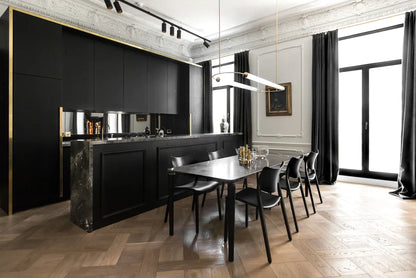 MInimalism Brass Ellipse Horizontal Extra Large LED Chandelier for Kitchen Island/Dining Room