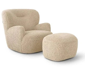 Modern Cream Bear Lounge Chair
