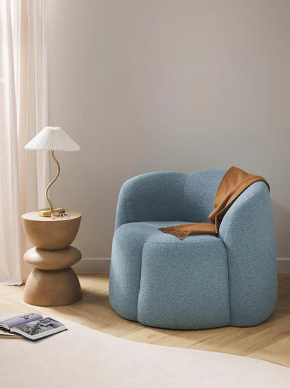 Soft Sofa Chair in White/Blue/Pink Color