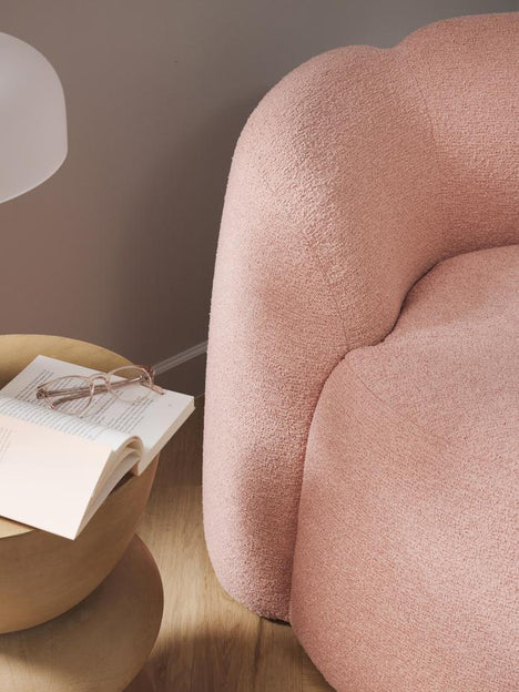 Soft Sofa Chair in White/Blue/Pink Color
