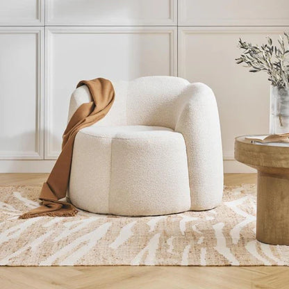 Soft Sofa Chair in White/Blue/Pink Color
