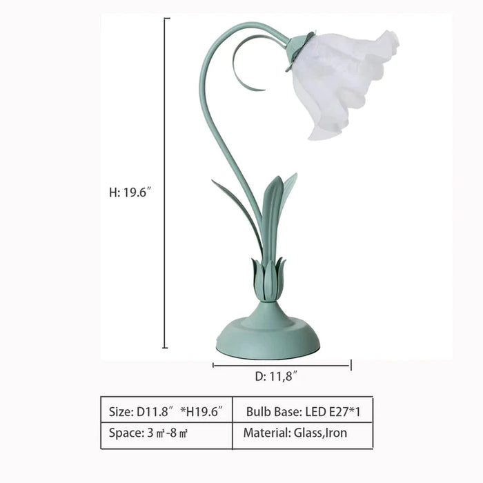 Wholesome Lovely Flower Lamp For Kids Room Bedside