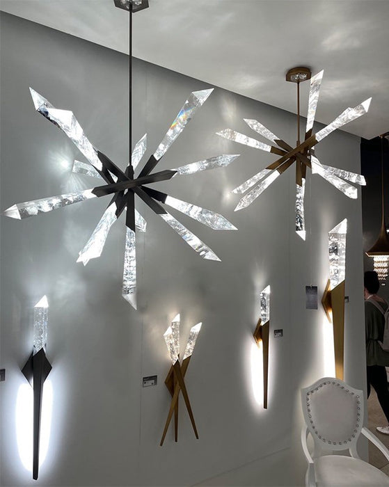 Lampadario di cristallo di lusso Sputnik per soggiorno/sala da pranzo/camera da letto 
