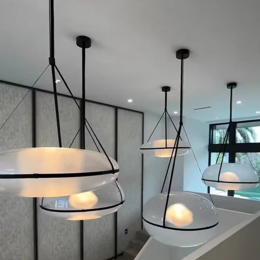 Modern Designer Recommended Elliptical Shell Pendant