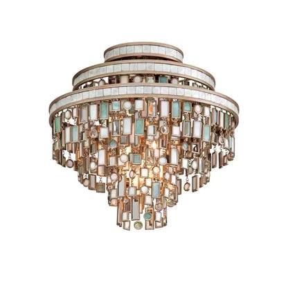 Nouveau lustre moderne en cristal à plusieurs niveaux pour salon/salle à manger/chambre/café