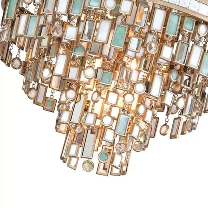 Nouveau lustre moderne en cristal à plusieurs niveaux pour salon/salle à manger/chambre/café