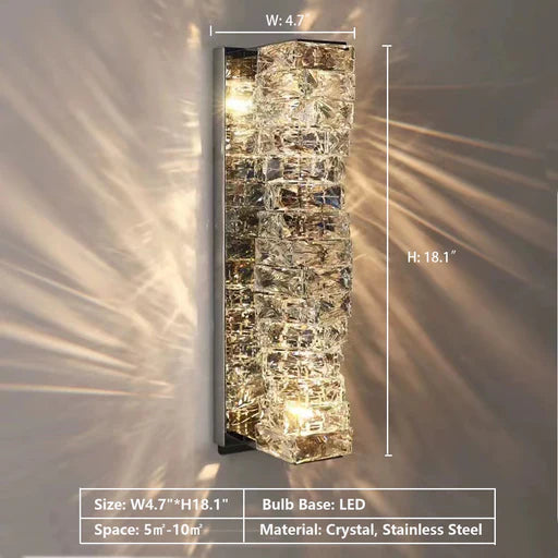 Modern Diamond Crystal Wall Lamp
