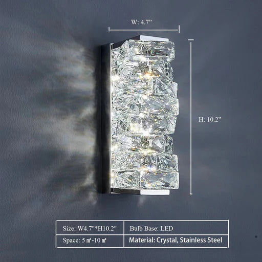 Modern Diamond Crystal Wall Lamp