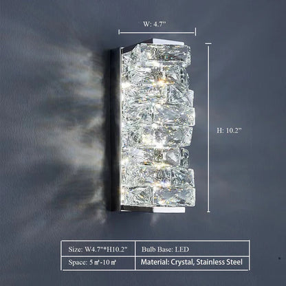 Modern Diamond Crystal Wall Lamp