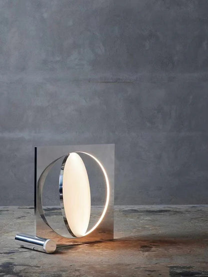 Nuove lampade da terra in acciaio inossidabile a forma di luna, in stile nordico, per soggiorno/camera da letto