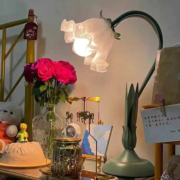Wholesome Lovely Flower Lamp For Kids Room Bedside