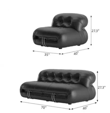 Classic Minimalism Steel Teeth Hippo Sofa