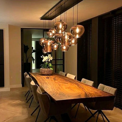 Modern Glass Lamp Designer Models Coffee/Dining Bar/Table Scandinavian Chandelier Style B