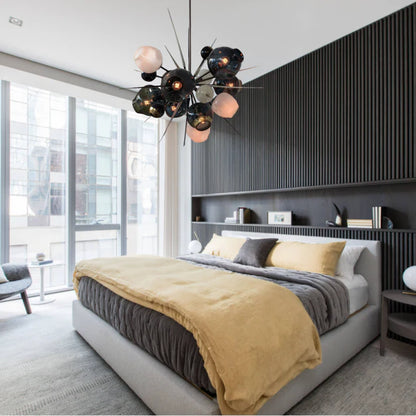 Modern Sputnik Glass Chandelier for Living Room/Bedroom