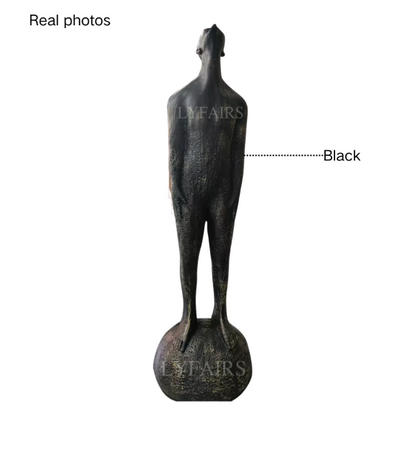 Blue/Black Man Art Sculpture