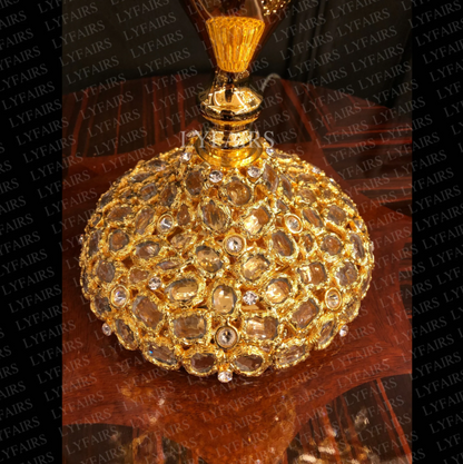 Baroque Revival Crystal Table Lamp with Jewelry-Level Craft and Crystals