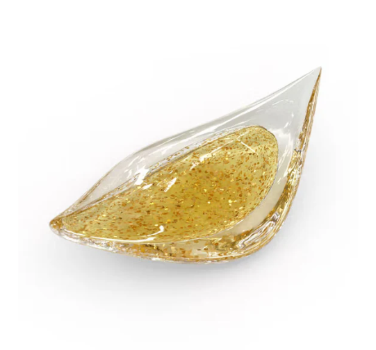 Modern Floating Glass Leaves Chandelier for High Ceiling/Hotel/Restaurant