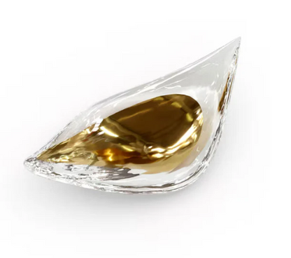 Modern Floating Glass Leaves Chandelier for High Ceiling/Hotel/Restaurant