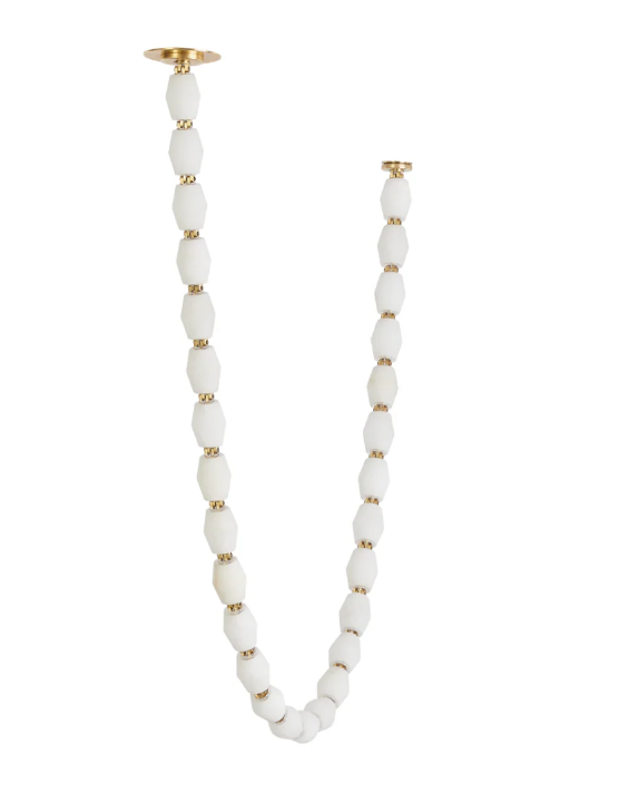 Modern Alabaster Necklace Chandelier