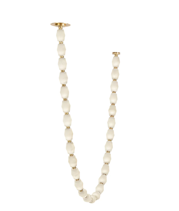 Modern Alabaster Necklace Chandelier