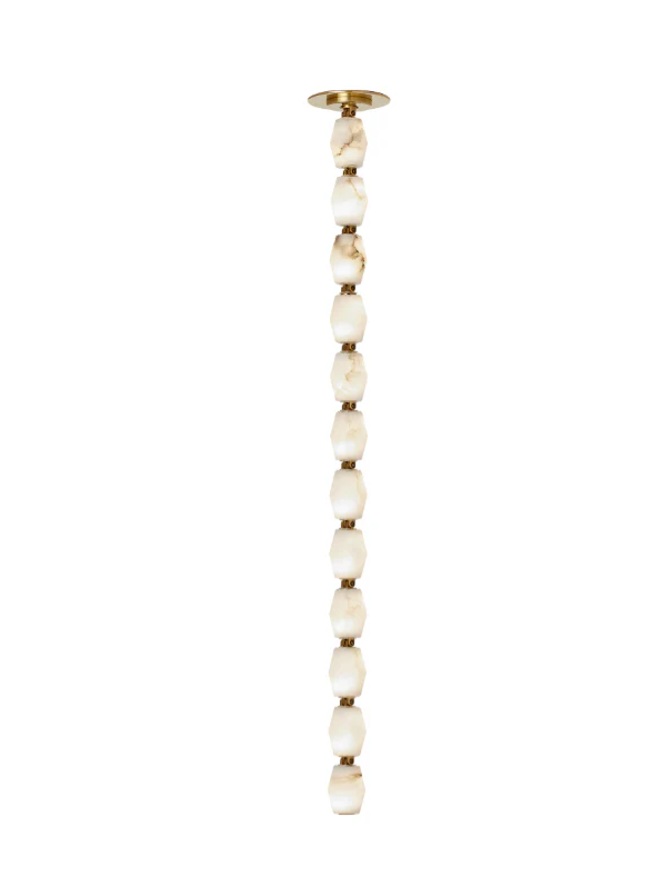 Modern Alabaster Necklace Chandelier