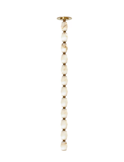 Modern Alabaster Necklace Chandelier