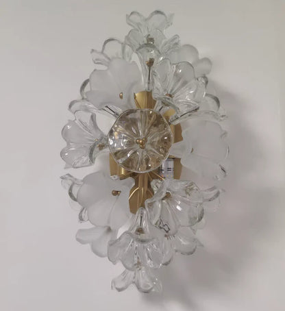 Moderna lampada da parete in vetro creativo Jasmine 