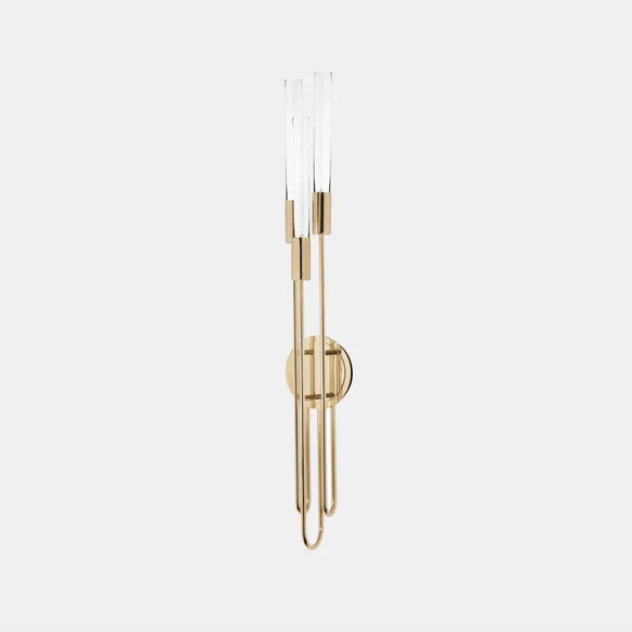 Lampada da parete Nordic Light Luxury a tre bracci in ottone per comodino/soggiorno/corridoio