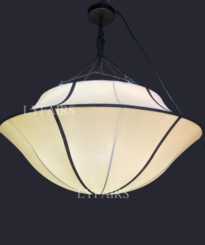 CSA-certified Vintage French Style Cream White Umbrella Chandelier