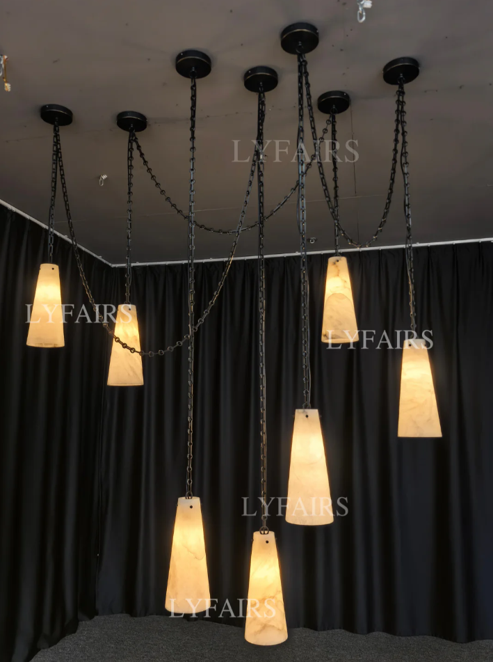 Customized Alabaster Cluster Chandelier for Living/Dining Room/Restaurant/Hotel