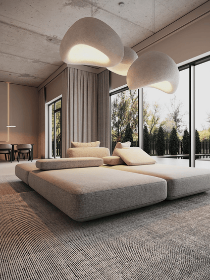 Nordic Minimalist Art Mushroom Cloud Pendant Light