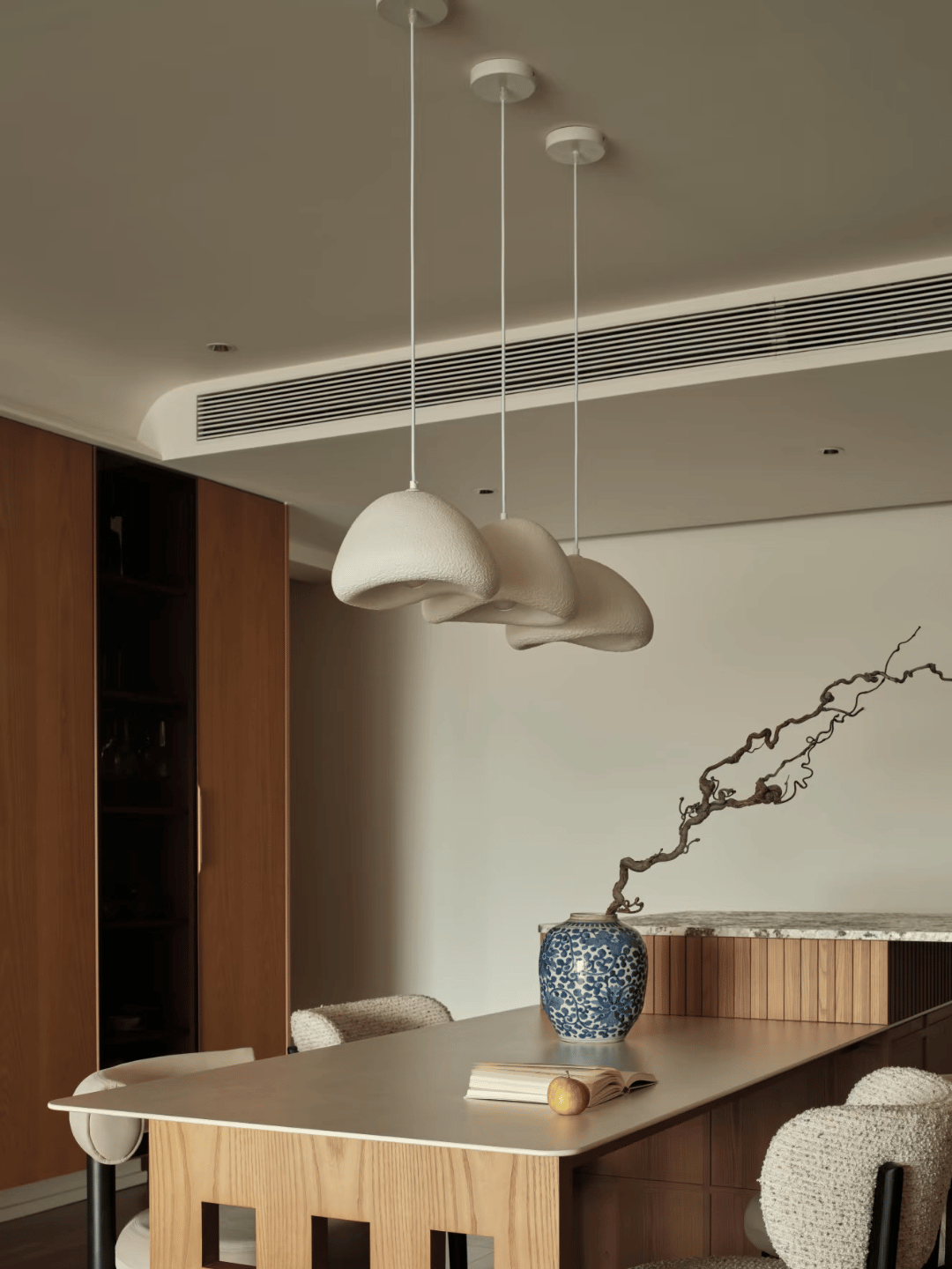 Nordic Minimalist Art Mushroom Cloud Pendant Light