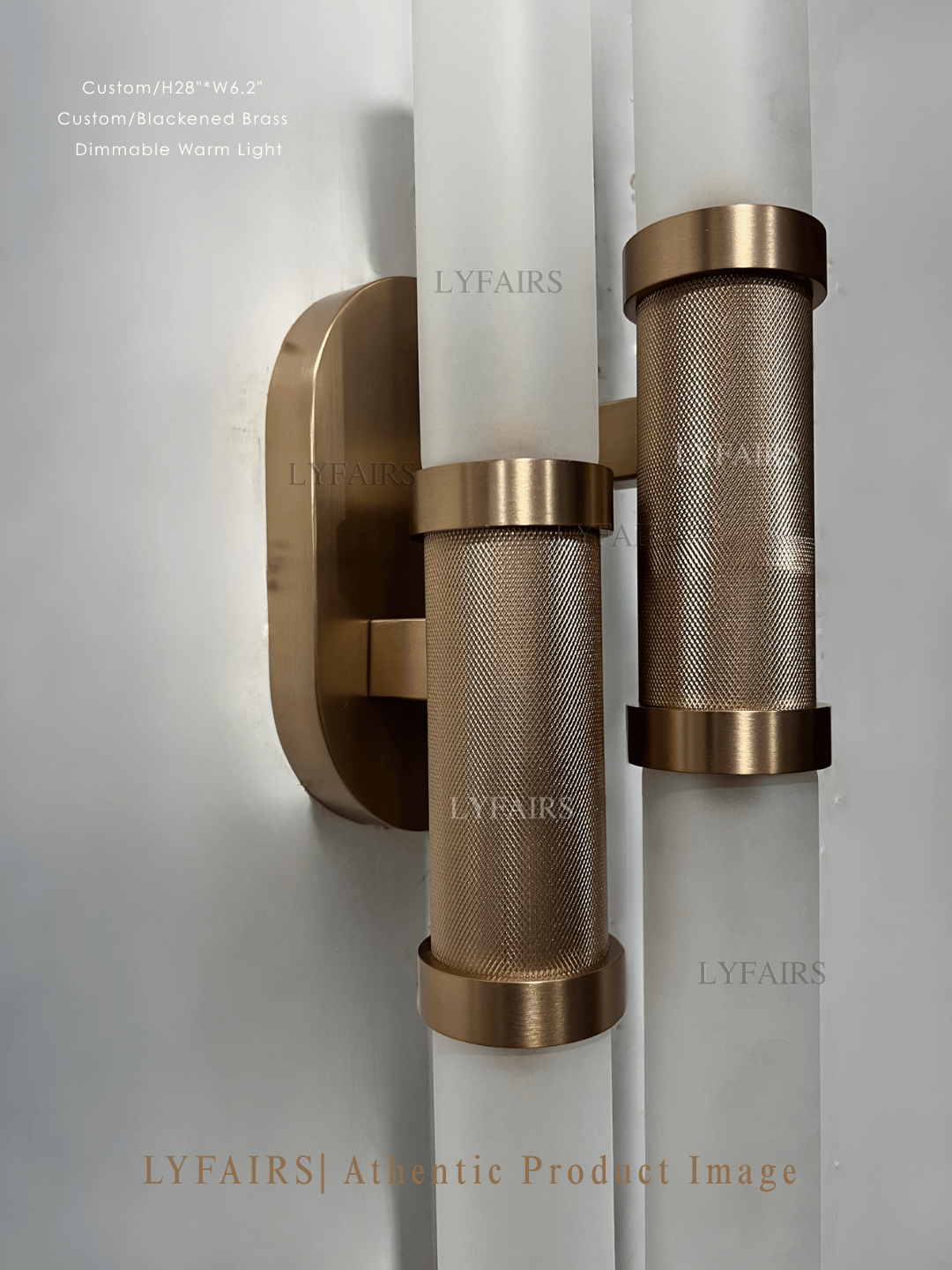 Modern Minimalist Double Cylinder Glass Wall Sconce