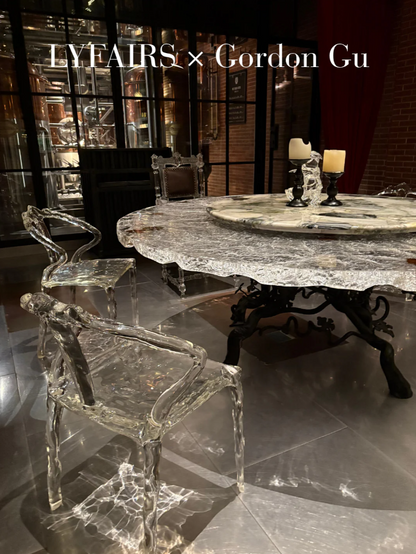 LYFAIRS x GORDON GU Dripping Water Chair (Transparent)