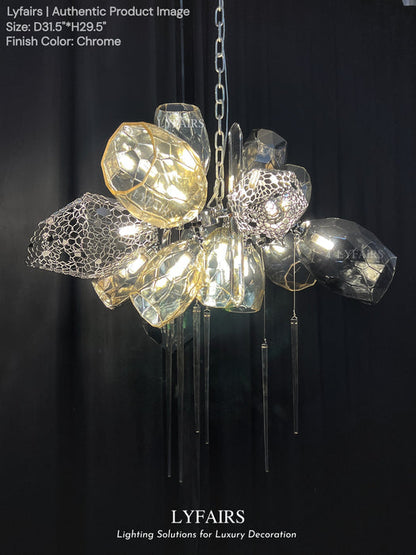 Lustre moderne en forme de verre à vin, luminaire de luxe italien pour salle à manger, salon, duplex, villa, restaurant