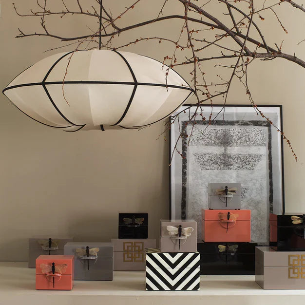 Modern UFO White Lampshade Chandelier