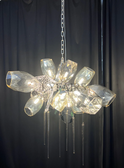 Modern Wine Glass Shape Chandelier Italian Light Luxury  Light Fixture for Ding/ Living Room/ Duplex/ Villa/ Restaurant